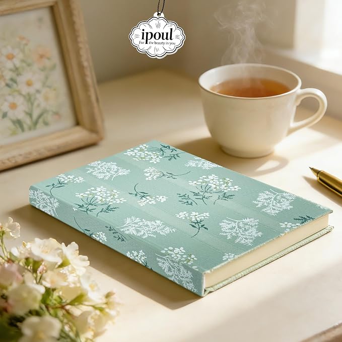 Floral Hardcover Notebook, Flower Journal - Image 7