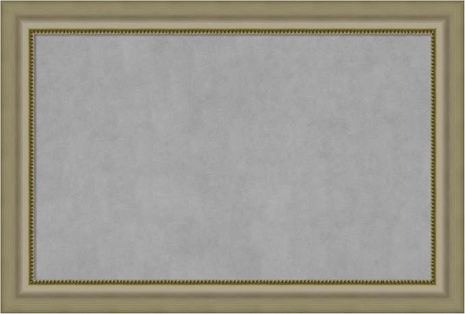 Amanti Art Silver Framed Magnetic Board 25x37 Large Vision Board by AmantiArt