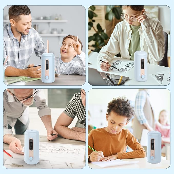 Electric Pencil Sharpener, Fully Automatic Pencil Sharpener - Image 7