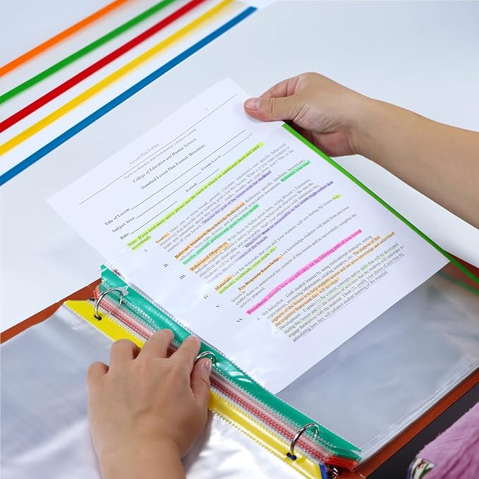 Sheet Protectors, Aipker Plastic Page Protectors - Image 5