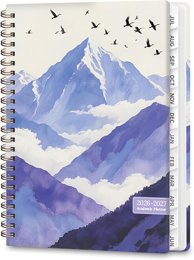 Planner 2026-2027, Weekly and Monthly Academic Year Calendar Planner, July 2026 by VALOME