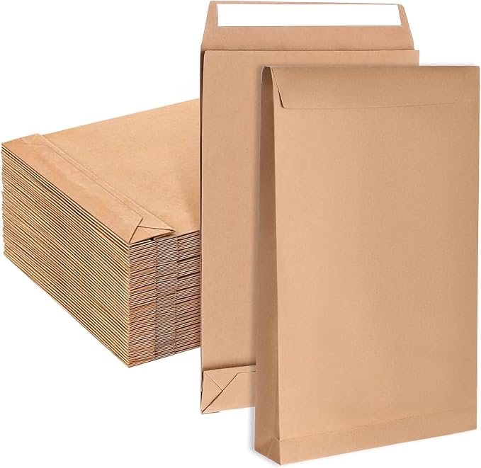 9.4"x13.2" Catalog Envelopes, 25 Pack, Document Envelopes by Unknown