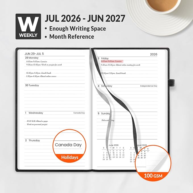 SUNEE 2026-2027 Pocket Weekly Planner - Image 3
