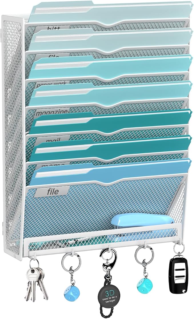 8-Tier Hanging Wall File Organizer by JMHUD