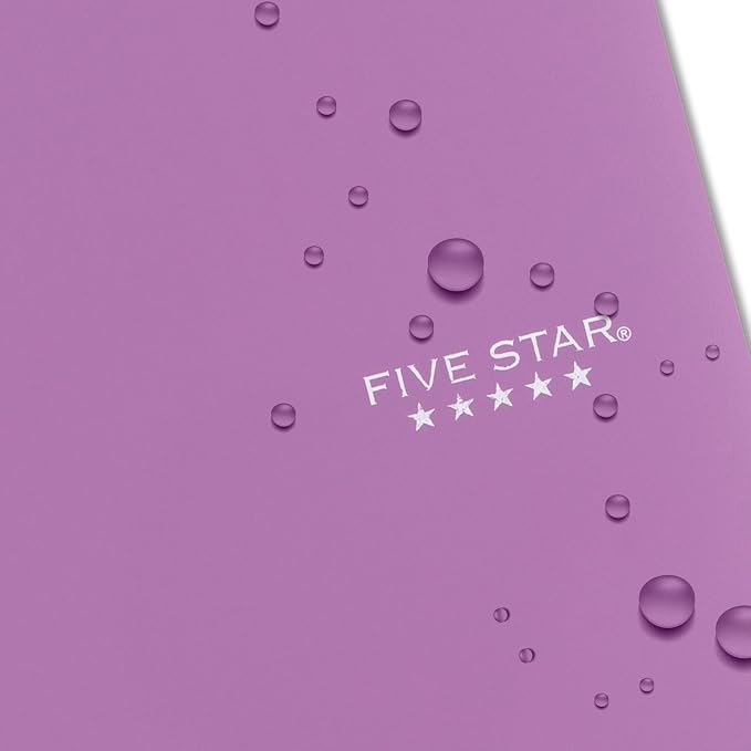 Five Star Spiral Notebook + Study App, 1 Subject, Wide Ruled Paper, 100 Sheets - Image 6