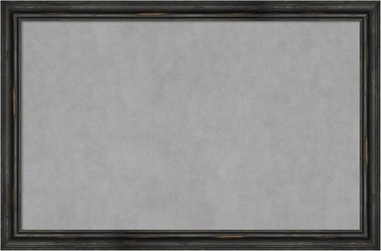 Amanti Art Black Framed Magnetic Board 23x35 Large Vision Board by AmantiArt