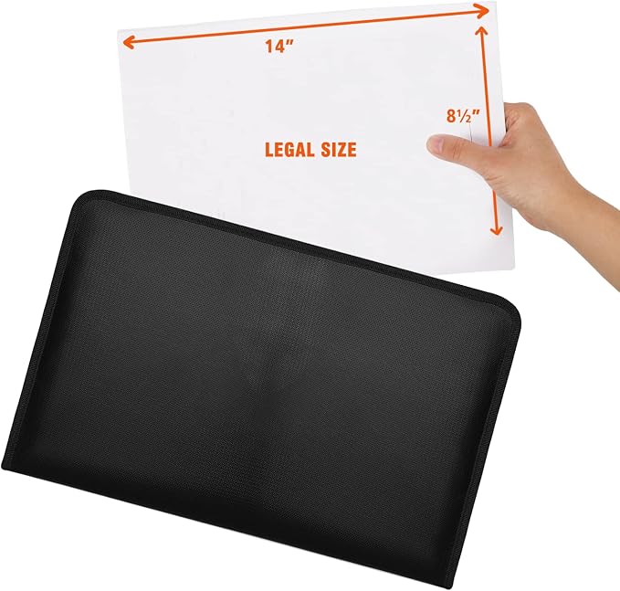 ENGPOW Legal Size Expanding File Folder Important Document Organizer Fireproof - Image 2