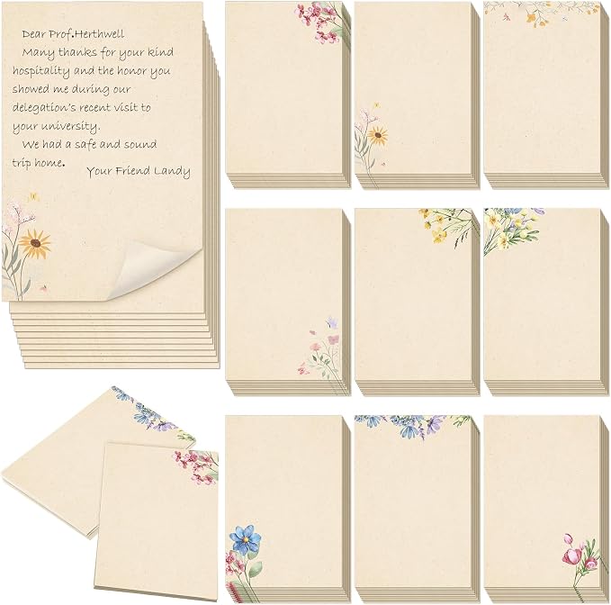 Spiareal 100 Pcs Blank Note Cards Blank Decorative Notecards Index Cards Bulk by Spiareal