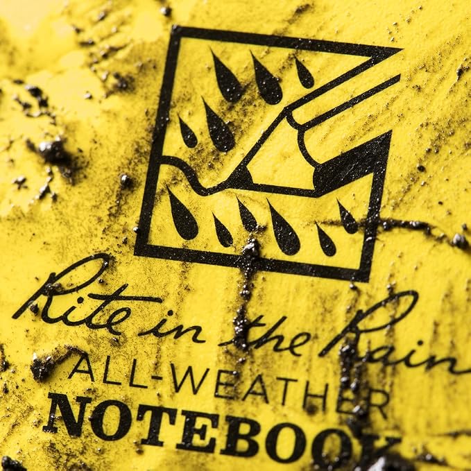 Rite in the Rain Weatherproof Top Spiral Notebook, Universal Pattern, 3 Pack - Image 2