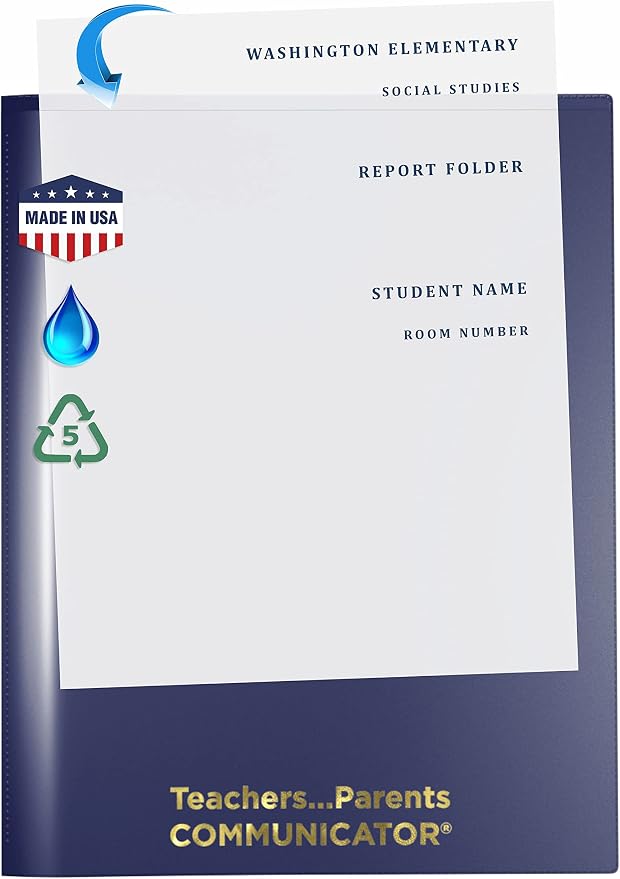 Nicky's Folder® English Communicator, Parent-Teacher Folder, Patented - Image 2