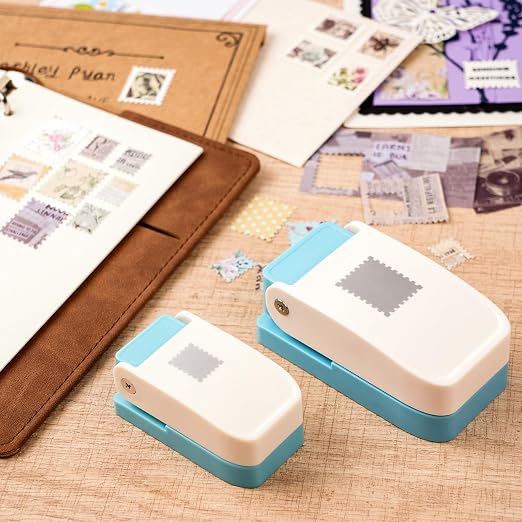 BAOFALI 2Pcs/Set Stamp Punch, 0.6 x 0.5 inch, 1 x 0.8 Inch, Rectangular Stamps - Image 9