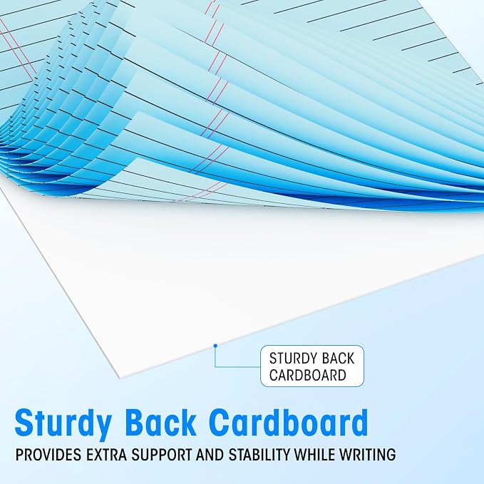 5pcs Legal Pads 8.5 x 11, Notepads 8.5 x 11 Inch, 30 Sheets/Pack, Color Note - Image 5