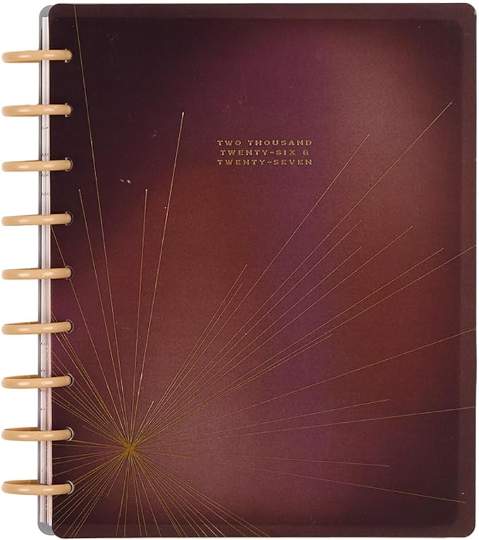 Happy Planner Disc Bound Planner July 2026–June 2027, Includes 3 Extra Months by TheHappyPlanner