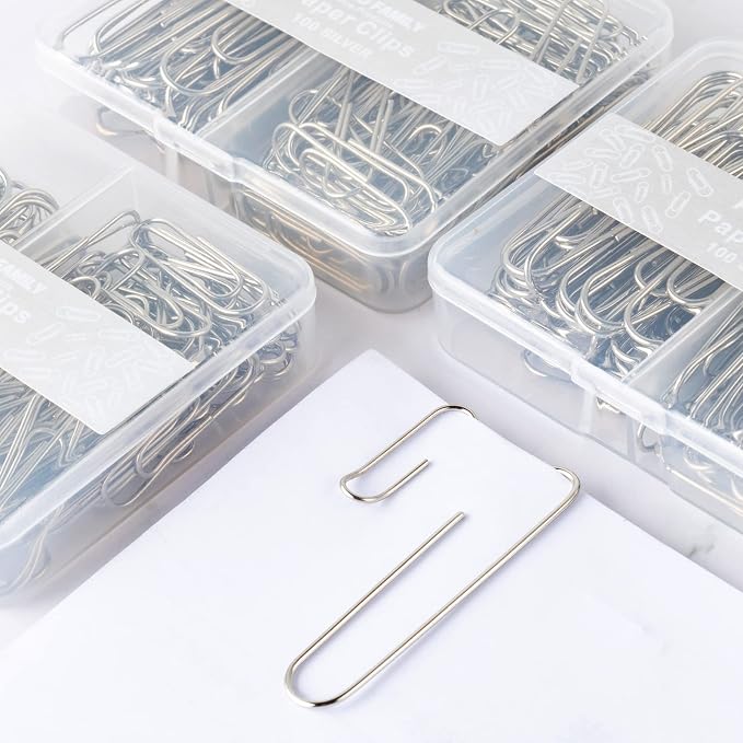 Paper Clips Assorted Sizes, Large PaperClips, Small PaperClips, Paper Clip - Image 4