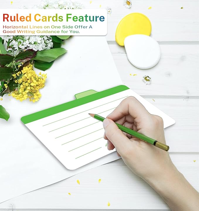 Neando Index Cards Guide Dividers 5x8 inches, the Blank Index Cards Guide - Image 5