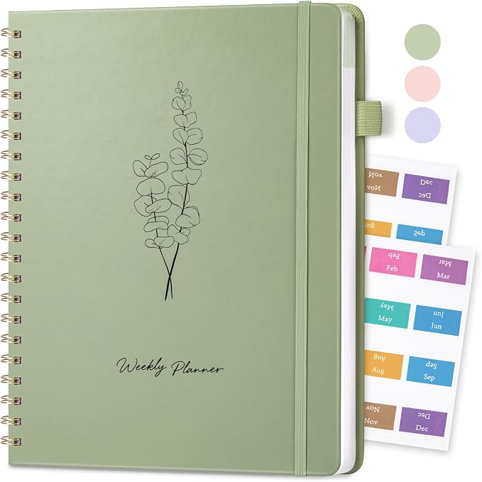 Oucaru Undated Weekly Planner, A4 Size To Do List Notebook by Oucaru