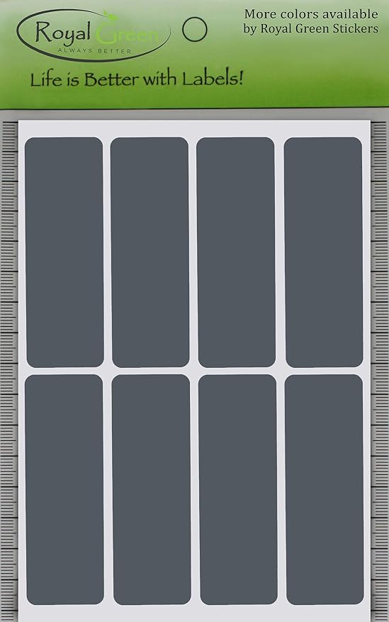 Royal Green 3x1 Labels Color Code Stickers Rectangle Label - Image 2