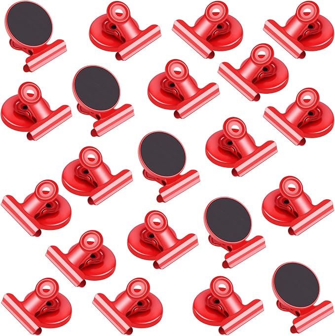VNDUEEY 20 Pack Fridge Magnets Refrigerator Magnets, Strong Magnetic Clips by VNDUEEY
