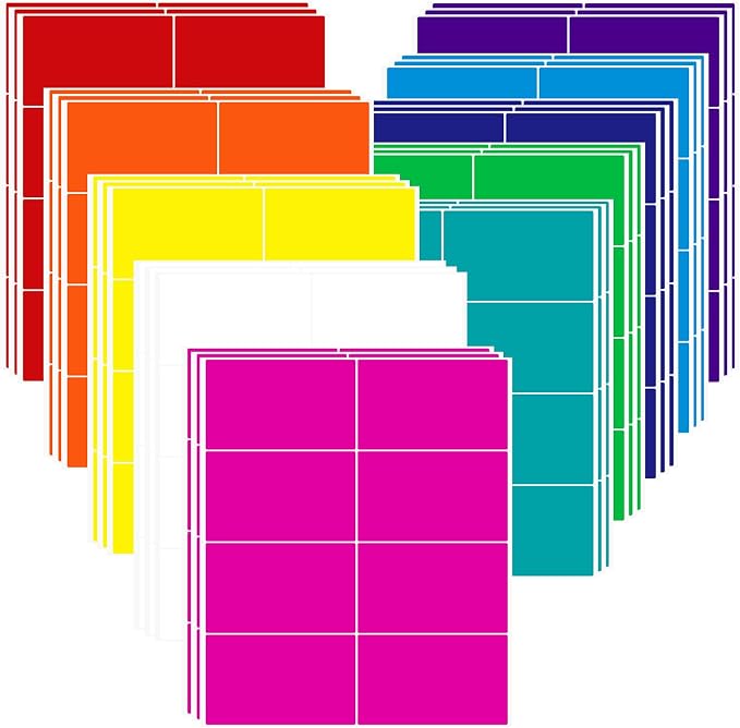 5x3 Inch Large Moving Labels for Boxes, 10 Colors Coding Labels Labels for by Dreecy
