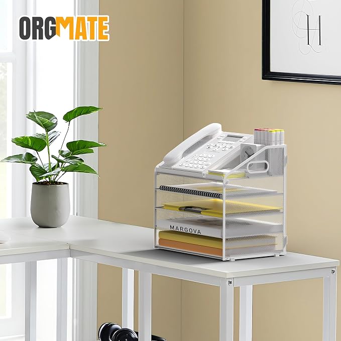 Letter Tray Paper, 5 Tier Desk Organizer - Image 6