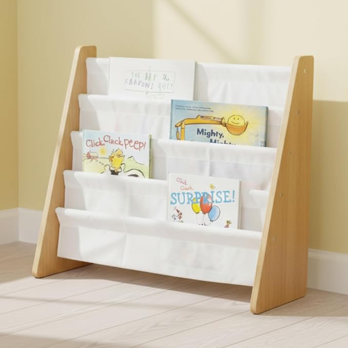 Humble Crew Kids Bookshelf, 4-Tier Front-Facing Book Display Organizer - Image 2