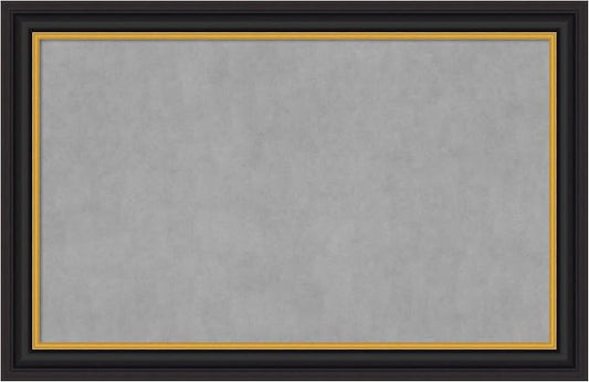 Amanti Art Black Framed Magnetic Board 30x46 Large Vision Board by AmantiArt