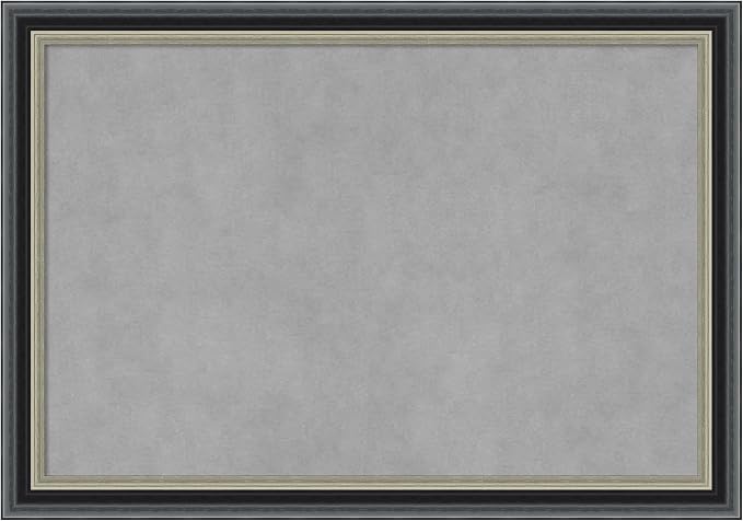 Amanti Art Black Framed Magnetic Board 19x27 Medium Vision Board by AmantiArt
