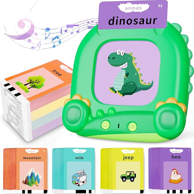 MindPal Talking Flash Cards for Toddler, Kids Learning Toys, Children's Sensory by Unknown