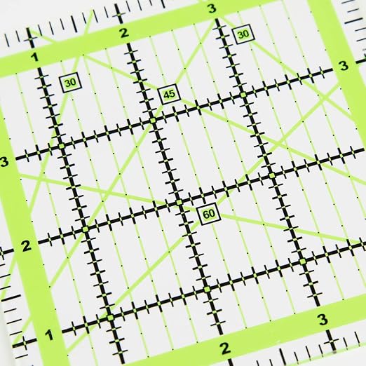 UOOU Quilting Ruler, Square Quilting Rulers Fabric Cutting Ruler Acrylic - Image 3