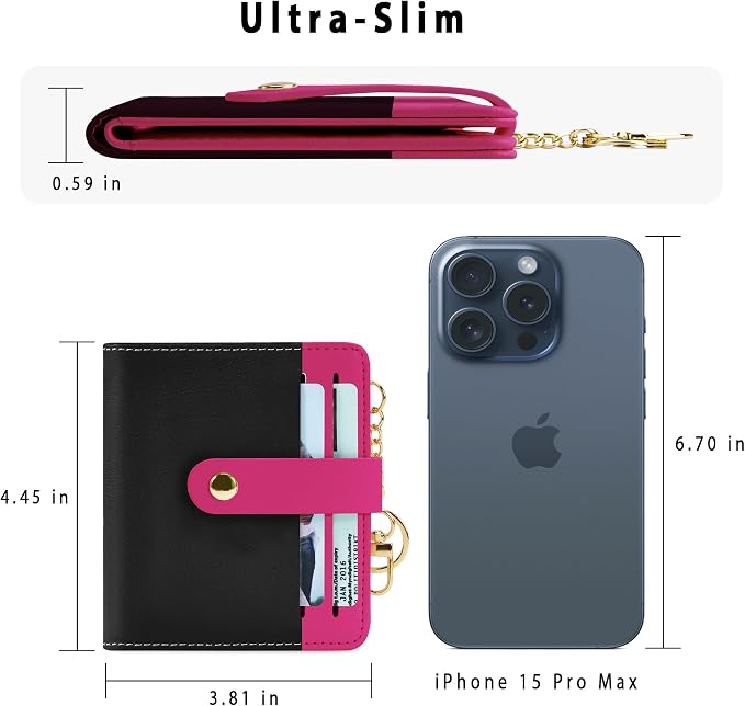 Airkit Small Wallet Women RFID, PU Leather Card Holder - Image 5