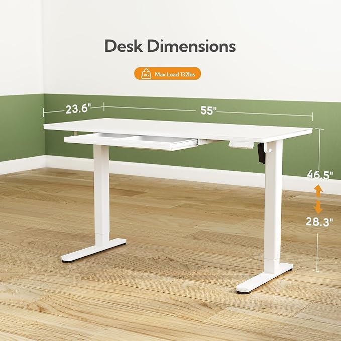 INNOVAR Glass Standing Desk - Image 3