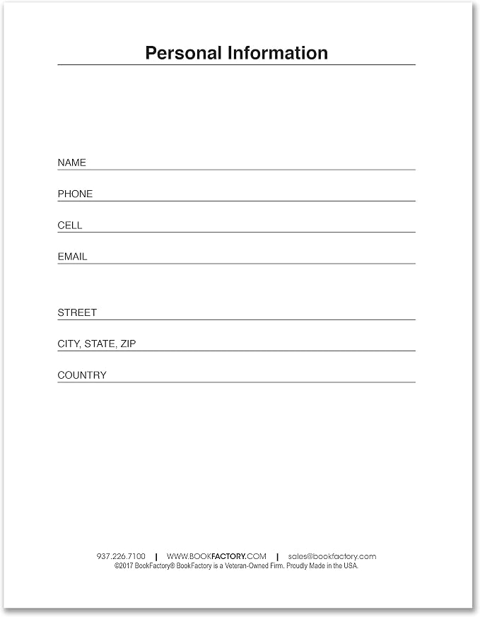 BookFactory Business Expense Log Book Expense Tracking Ledger Logbook Journal - Image 2