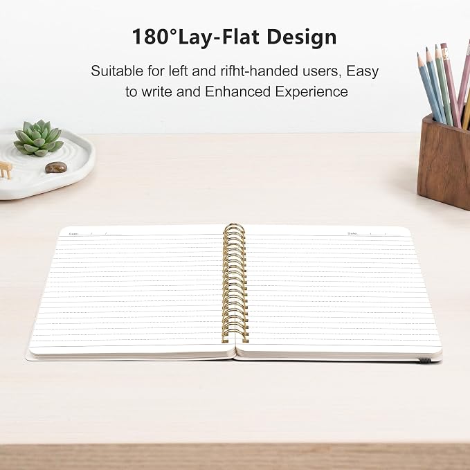 RETTACY Spiral College Ruled Notebook, 140 Pages per Pack, B6 Small Pocket Size - Image 5
