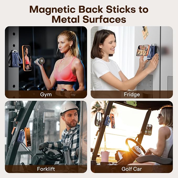 OMOTON TP02 360°Rotating for MagSafe Tripod Mount, Adjustable Aluminum Magnetic - Image 4