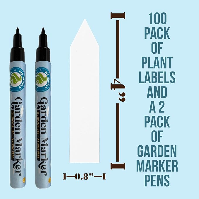 -100 Pack 4" Plastic Plant Labels - Image 3