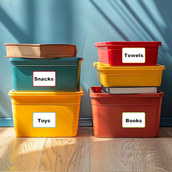 160 Pcs Labels for Storage Bins, 6 X 4 Inch Storage Bin Labels Moving Labels | - Image 7