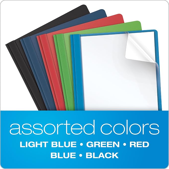 Oxford Clear Front Report Covers, Resume Cover, Presentation Cover, Letter Size - Image 7
