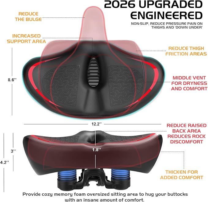 Noseless Bike Seat Cushion for Men & Women - Image 4