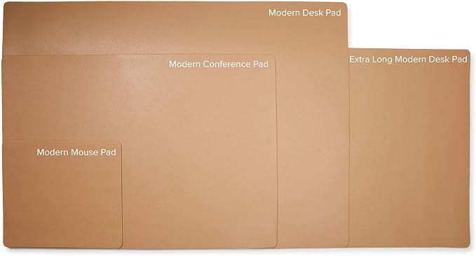 Leatherology Premium Tan Full Grain Leather Desk Pad – Modern Desk Mat - Image 5