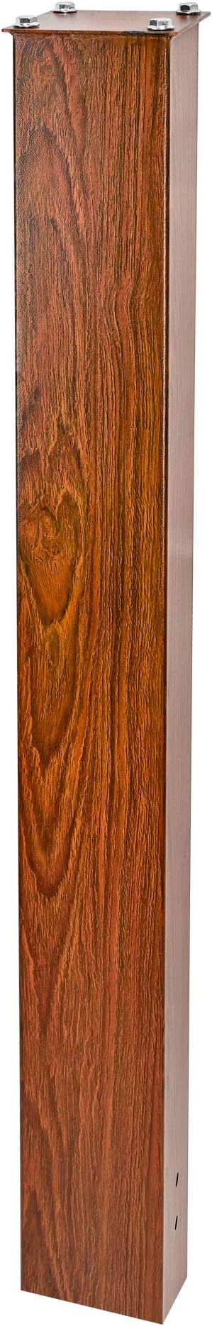 Mail Boss 7124 In- Ground Steel Mounting Mailbox Post, Wood Grain by MailBoss