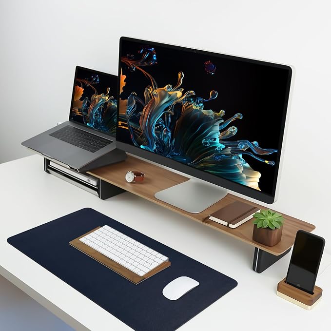 Desk Pad Mat, Computer Mouse Pad Non-Slip, Waterproof Keyboard Mats - Image 4