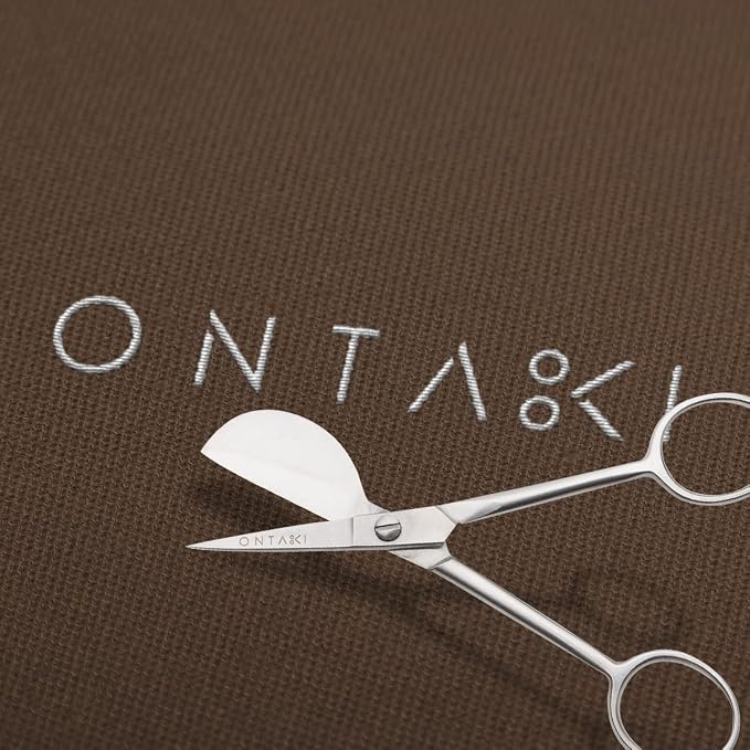 Ontaki Dual Bent Machine Embroidery Scissors - Image 5