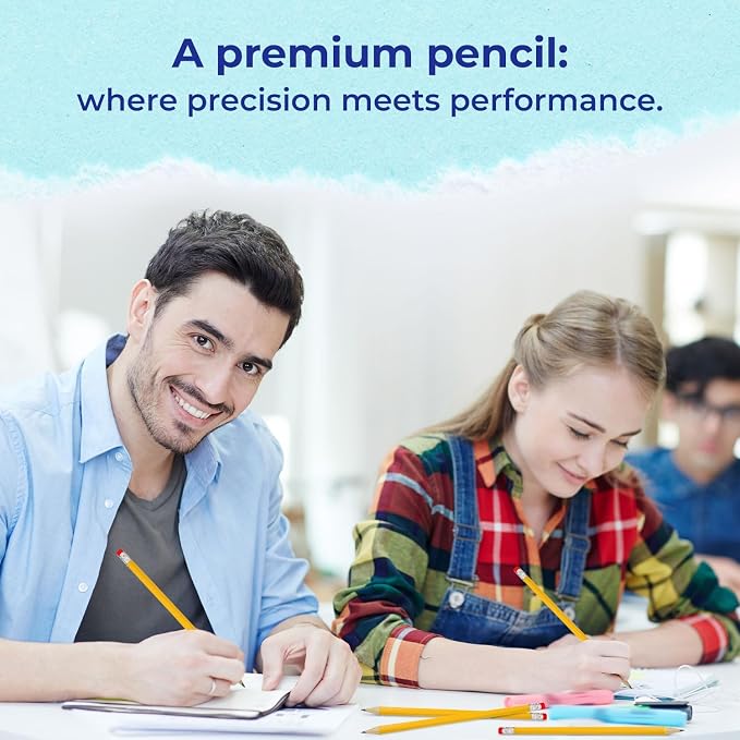 Rosmonde Pencils Bulk, 2500 Pack, Pencils Sets, Pre Sharpened #2, Easy Hold Grip - Image 9