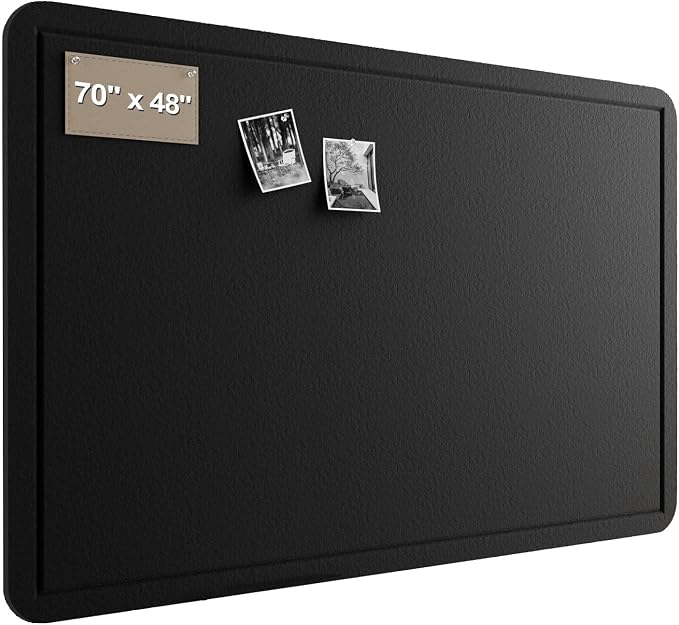Black Large Felt Bulletin Board - Image 8