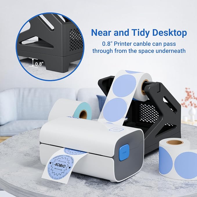 Shipping Label Holder for Rolls and Fan-Fold Labels | accessory for label - Image 7