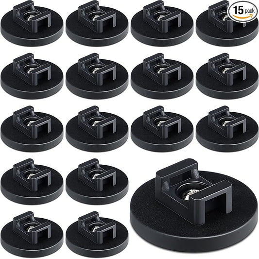 Yookeer Magnetic Zip Tie Mount Base Black Magnetic Cable Clips Wire Holder by Yookeer
