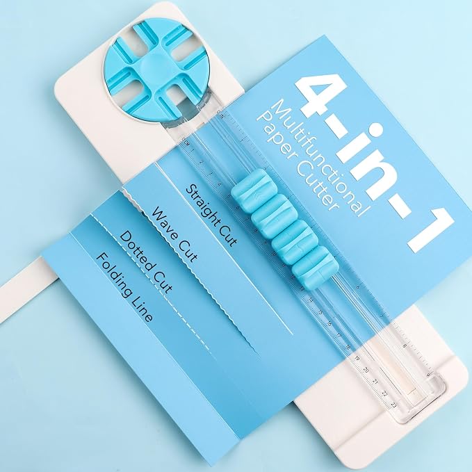 4-in-1 Paper Trimmer, 4 Style Multi-Function Scrapbooking Tool - Image 8