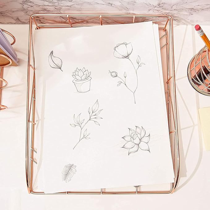 100-Pack Cold Press Bamboo Mixed Media Paper Sheets - 8.5 x 11 in Drawing Paper for Painting, Sketchbooks, Acrylic & Marker Art Supplies-DeskLoop Office