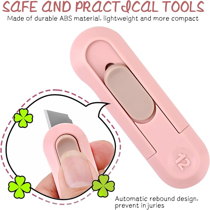 9 PSC Box Cutter, Retractable Box Opener, Package Opener, Easy Slide - Image 3