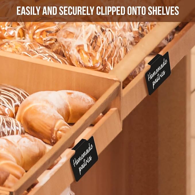 Basket Labels Clip On for Pantry Organization and Storage Baskets Bin Labels - Image 5